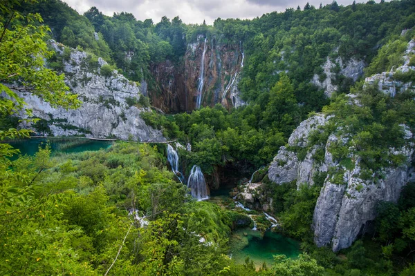 Національний Парк Плівіце Хорватії Європа — стокове фото