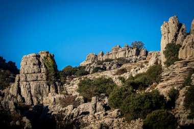 Torcal de Antequera Tabiat Parkı karstik manzara Avrupa'nın en etkileyici örneklerinden birini içerir. Bu doğal park Antequera yer alır. İspanya.