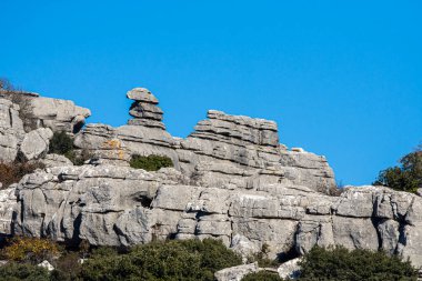 Torcal de Antequera Tabiat Parkı karstik manzara Avrupa'nın en etkileyici örneklerinden birini içerir. Bu doğal park Antequera yer alır. İspanya.