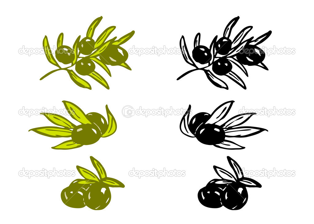 Drawing olives