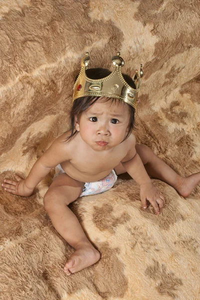 Baby in a Prince costume — Stock Photo, Image