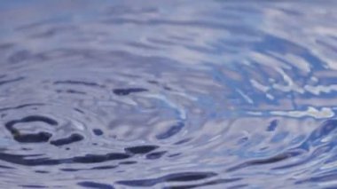 bulut ile güneşli mavi gökyüzünün yansıması