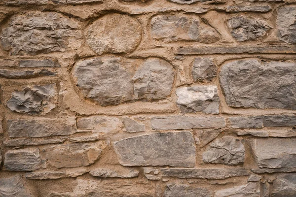 Stone wall structure of an old house — Stock Photo, Image