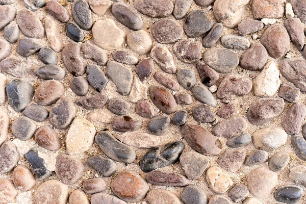 Fondo, suelo engastado con piedras - fondo, estructura — Foto de Stock