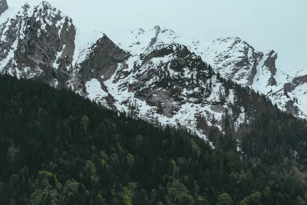 Montagnes suisses - formations rocheuses monumentales dans les Alpes — Photo