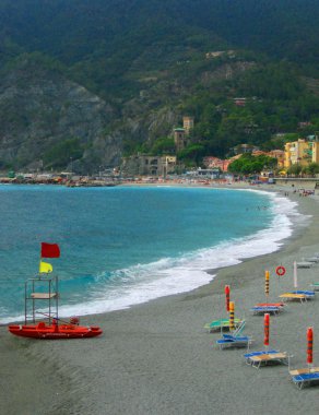 Monterosso beach, cinque terre, İtalya