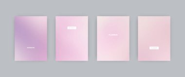 Vektör kapağı şablonları. Açık pembe renkler bulanık arkaplan. Broşürler, posterler ve pankartlar için. Vektör illüstrasyonu
