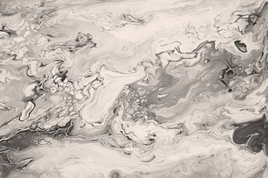 Soyut el boyası akışkan sanat dokusu. Sepia monokrom rengi. Tasarımınız için yaratıcı arkaplan