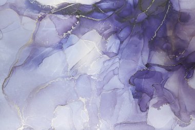 Soyut el boyası alkol mürekkebi dokusu. İnci çivit rengi. Tasarımınız için yaratıcı arkaplan