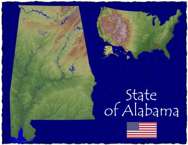 Merhaba res havadan görüntüleme Alabama, ABD