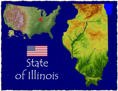 Merhaba res havadan görüntüleme Illinois, ABD