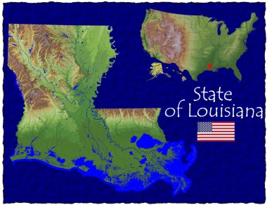 Merhaba res havadan görüntüleme Louisiana, ABD