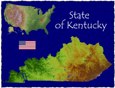 Merhaba res havadan görüntüleme Kentucky, ABD