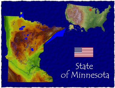 Merhaba res havadan görüntüleme Minnesota, ABD