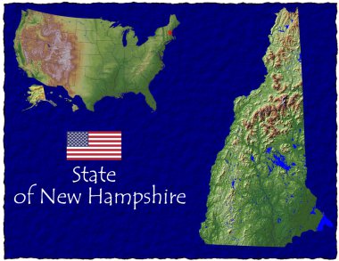 Merhaba res havadan görüntüleme New hampshire, ABD