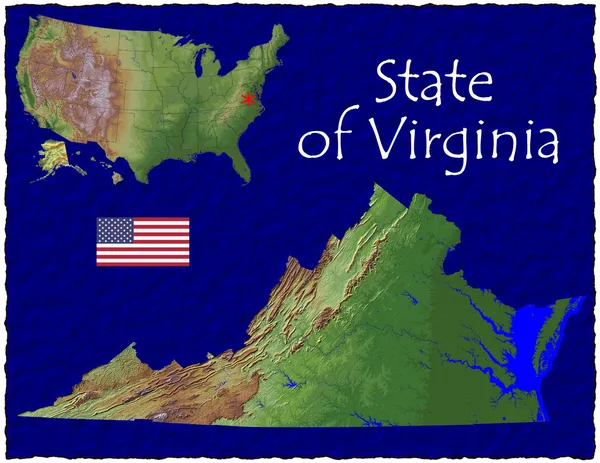 Merhaba res havadan görüntüleme Virginia, ABD — Stok fotoğraf