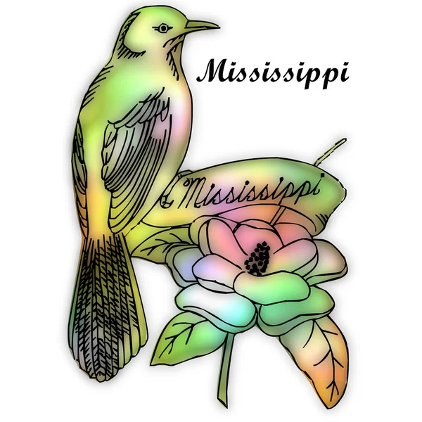 Mississippi staat vogel — Stockfoto