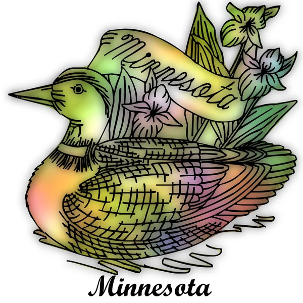 État du Minnesota Oiseau — Photo