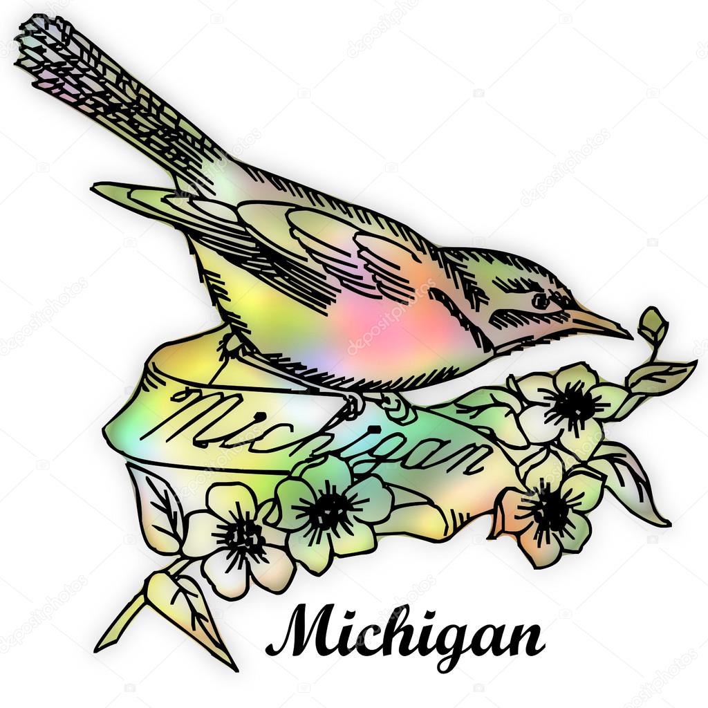 Michigan State bird