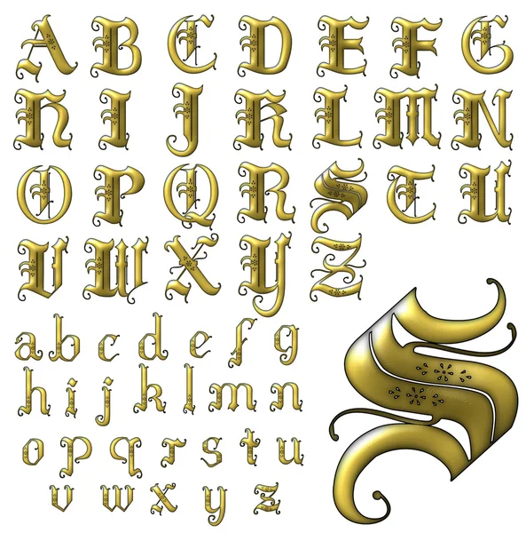 ABC Diseño de letras del alfabeto — Foto de Stock