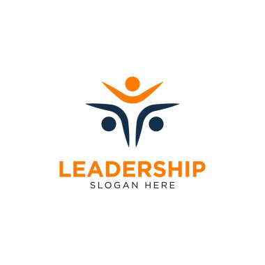 Başarı yıldız insanları logo tasarım vektörü