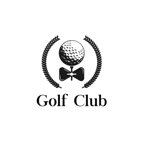 Golfclublogo Voor Golftoernooien Organisaties Country Clubs Vector Illustrator — Stockvector