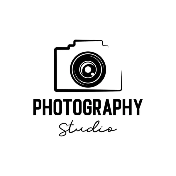 Φωτογραφικό Στούντιο Λογότυπο Έννοια Εικονίδιο Διάνυσμα Πρότυπο — Διανυσματικό Αρχείο