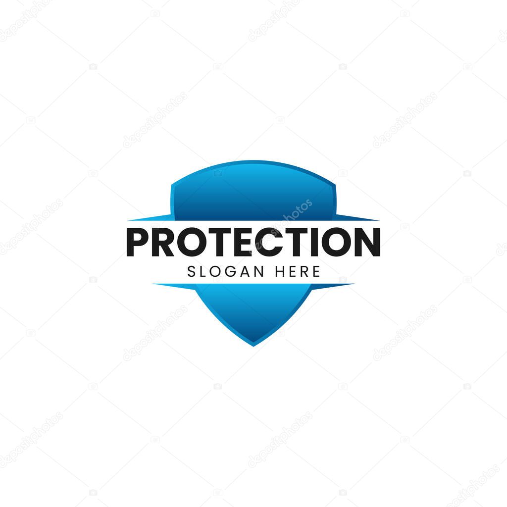 Security protection logo icon vector template