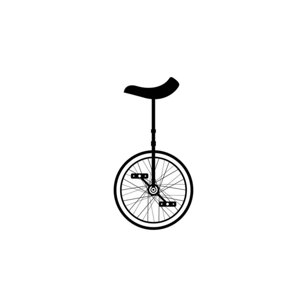 Uniciclo Logotipo Diseño Plantilla Icono Negro Moderno Vector Aislado — Archivo Imágenes Vectoriales