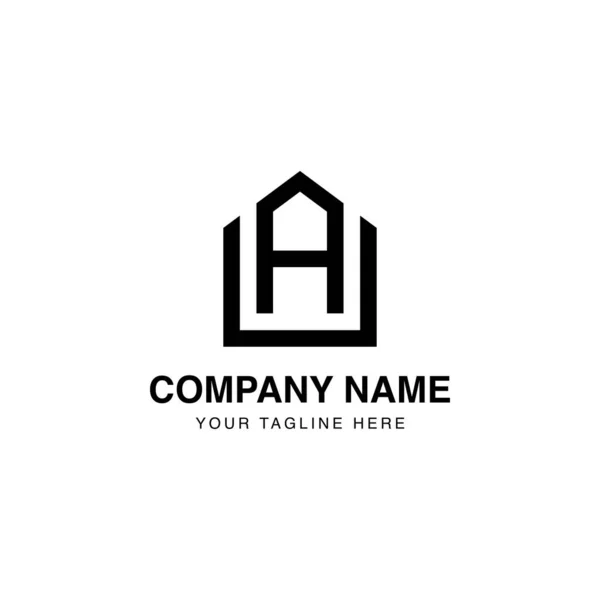 Wzory Logo Literą Home — Wektor stockowy