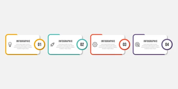 Kreatives Konzept Für Infografik Mit Schritten Optionen Teilen Oder Prozessen — Stockvektor