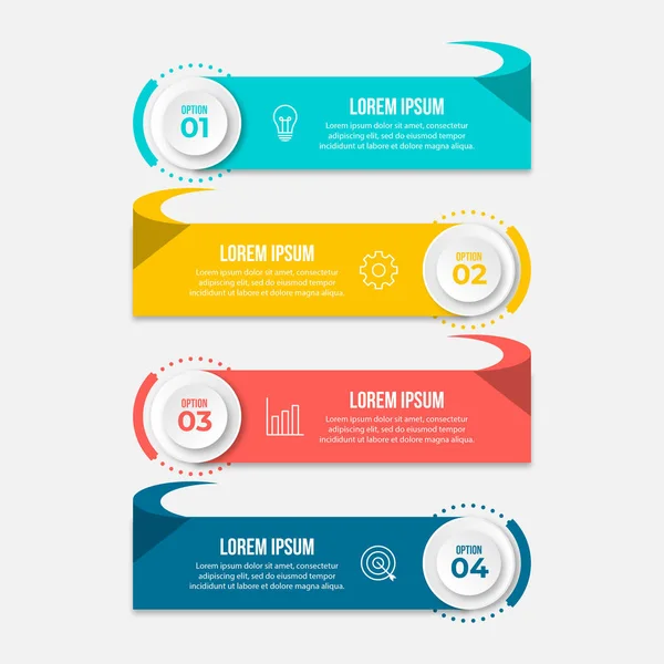 Presentation Business Infographic Design Template – Stock-vektor