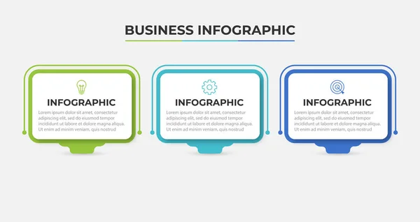 Élément Conception Infographique Chronologique Options Numéro Concept Entreprise Étapes Peut — Image vectorielle