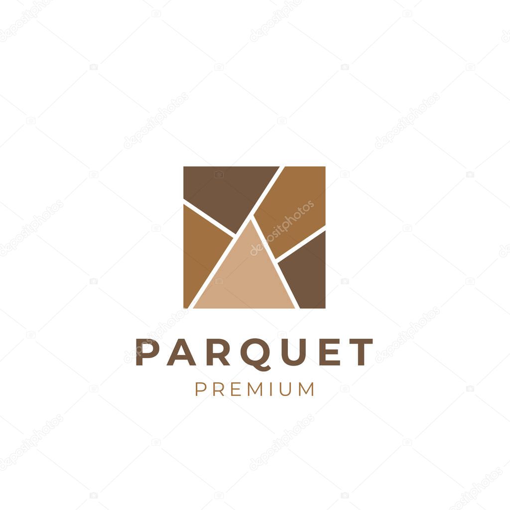 Minimalist parquet flooring vinyl hardwood granite tile logo