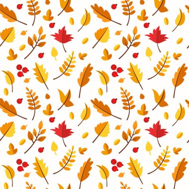 Sonbahar yapraklı pürüzsüz desen