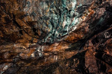 Heyecanlı bir ziyaretçi madeni, Hoffnungsstollen yeraltı, Güney Kara Orman 'daki Todtmoos yakınlarında