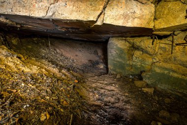Sınırdaki bazı Siegfried Hattı sığınaklarının eski kalıntıları, yeraltı kaleleri, uçaksavar mevzileri ve hava saldırısı sığınakları.