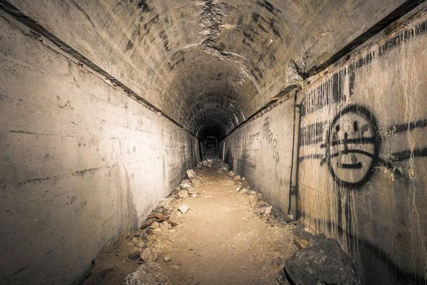 Alte Gesprengte Überreste Einiger Bunker Der Siegfried Linie Entlang Der — Stockfoto