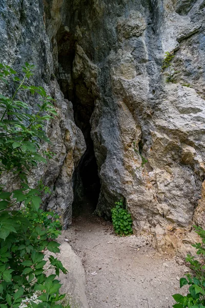 Néhány Barlang Feltárása Felső Duna Völgyben Tuttlingen Sigmaringen Között — Stock Fotó