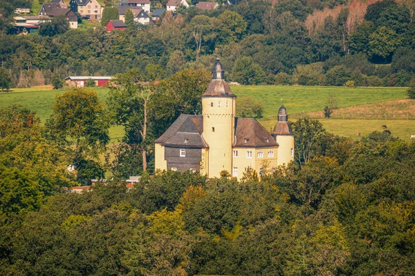 Castelo Homburg Perto Nuembrecht Visto Torre Observação Lindchen — Fotografia de Stock