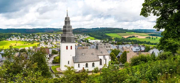 Kerk Eversberg Bij Meschede Het Sauerland — Stockfoto