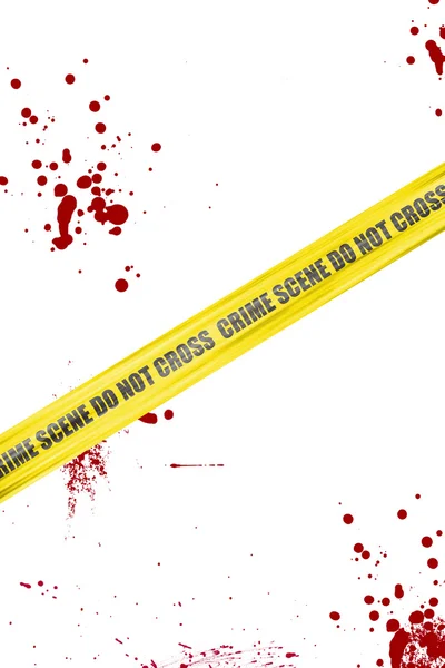 Crime scene cordon tape — Stock Photo, Image