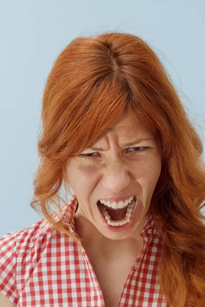 Faces - Screaming — Stock Photo, Image