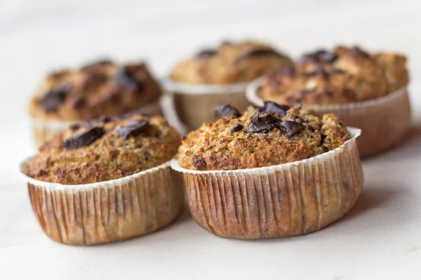 Domácí čokoládové muffiny — Stock fotografie