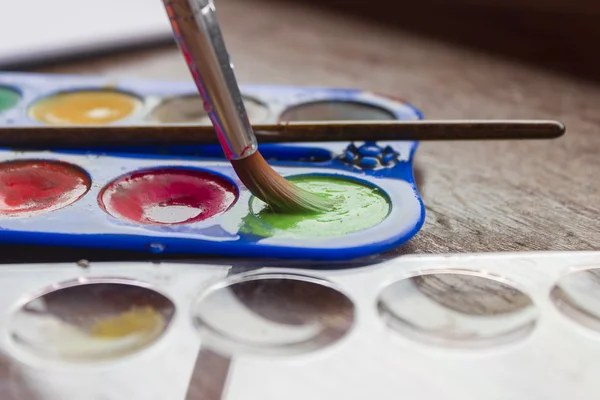 Art of Painting - Watercolors — Stock Photo, Image