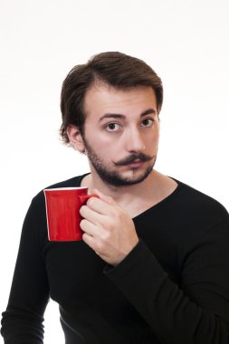 Kahve içen adam