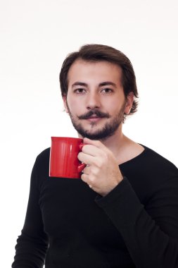 Kahve içen adam