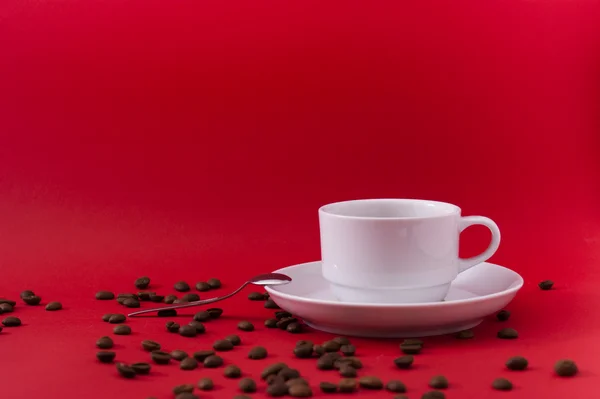 Tazza di caffè bianco — Foto Stock