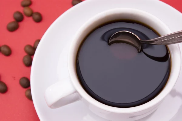 Tazza di caffè bianco — Foto Stock