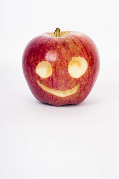 Apple face — Stock Photo, Image